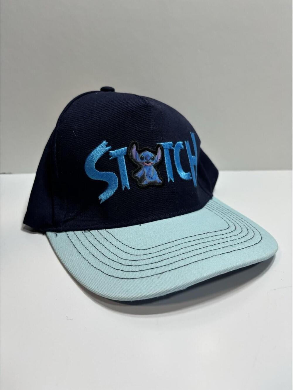 Disney Stitch Hat Navy Blue Lilo & Stitch Adjustable Strapback Cap Embroidered